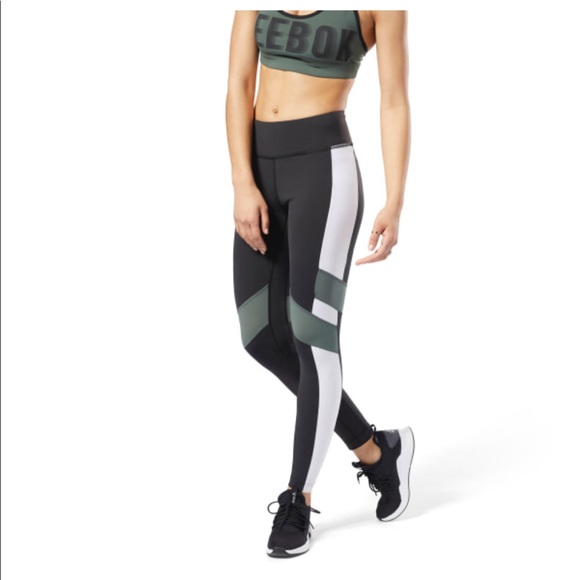 Reebok Pants - Reebok Lux color block leggings Reebok Pants - Reebok Lux color block leggings